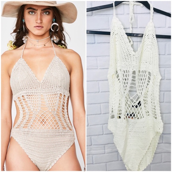 naked wardrobe Other - Naked Wardrobe sexy crochet swimsuit Sz M/L NWT naked wardrobe Other - Naked Wardrobe sexy crochet swimsuit Sz M/L NWT